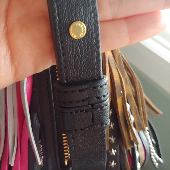 Saint Laurent YSL Multi Color Fringe Purse - Picture 7 of 8